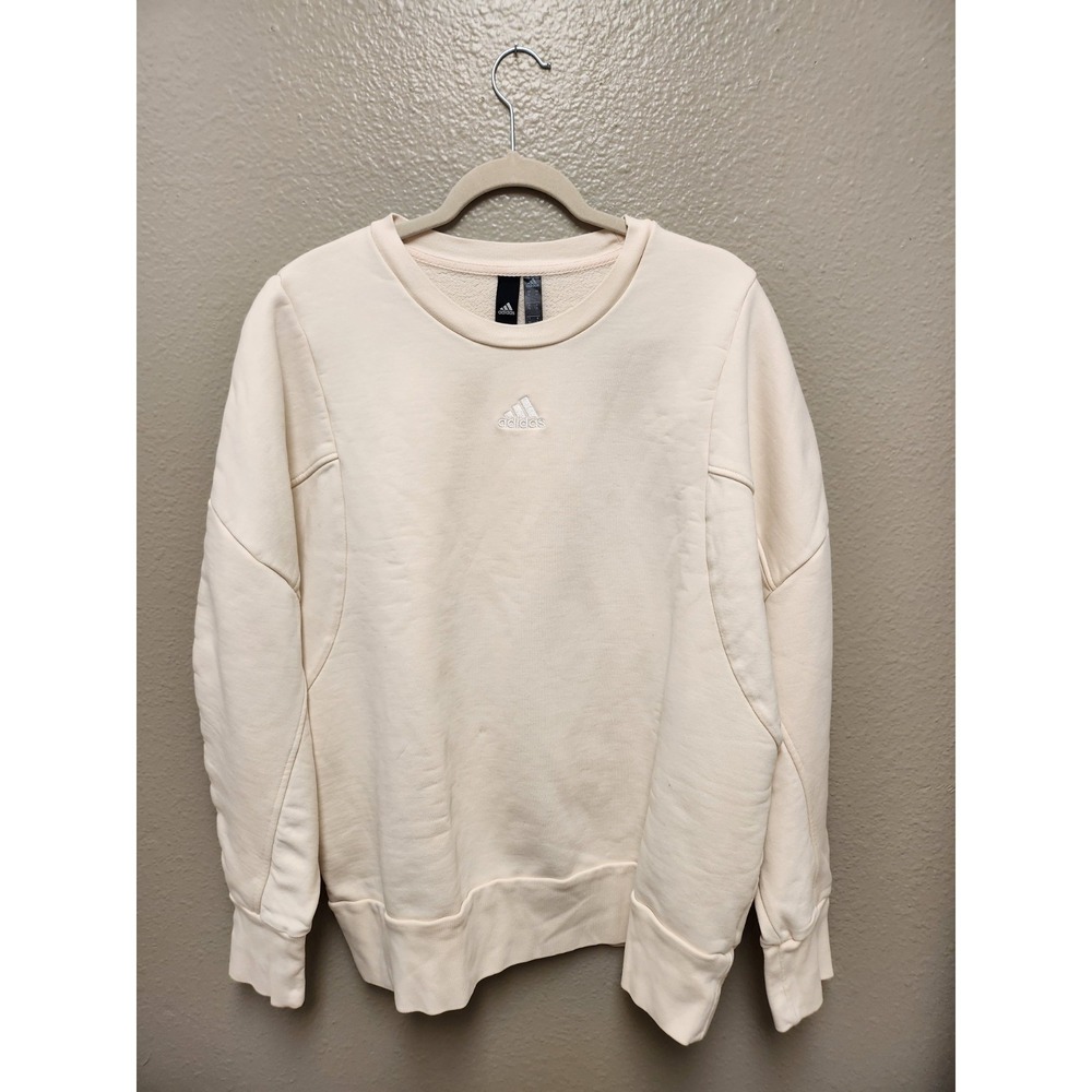 Adidas Men's V40001 Wonder white‎ Sweatshirt Sz XLG Great Condition